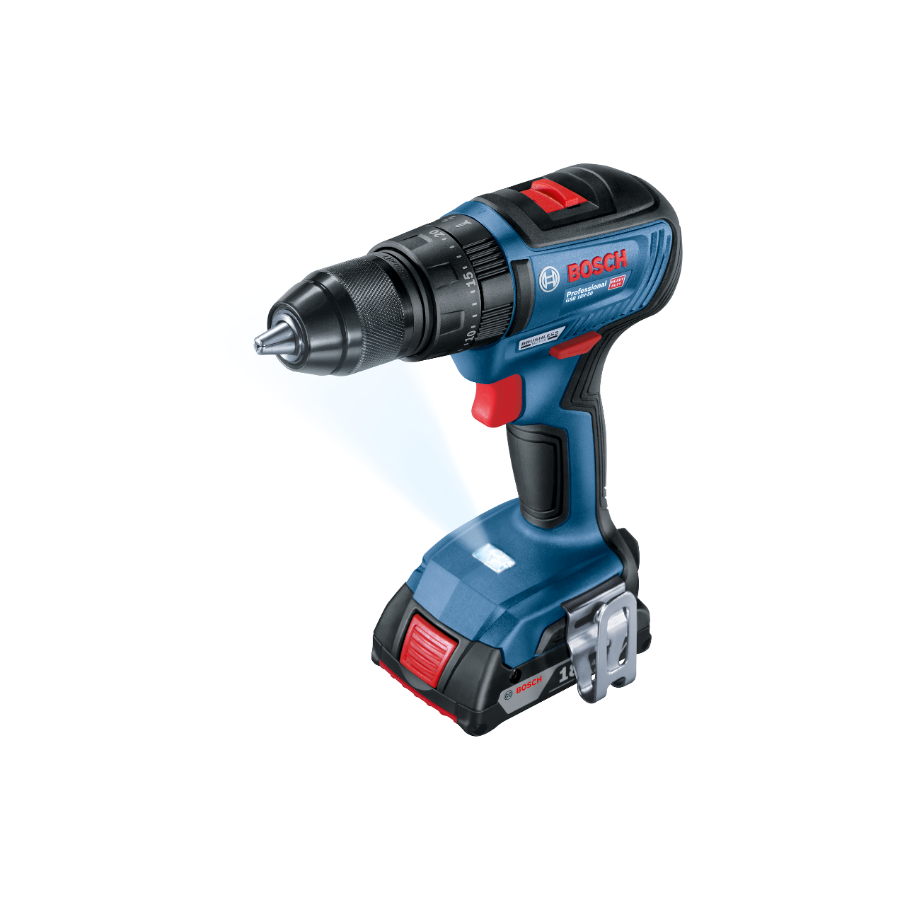 BOSCH AKU VIBRACIONA BUŠILICA GSB 18V-50 2x2.0 Ah