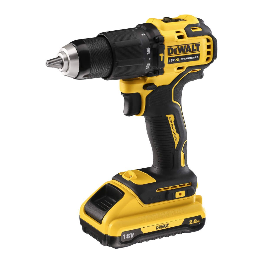 DEWALT AKU UDARNA BUŠILICA18V 2x2.0Ah DCD709D2T