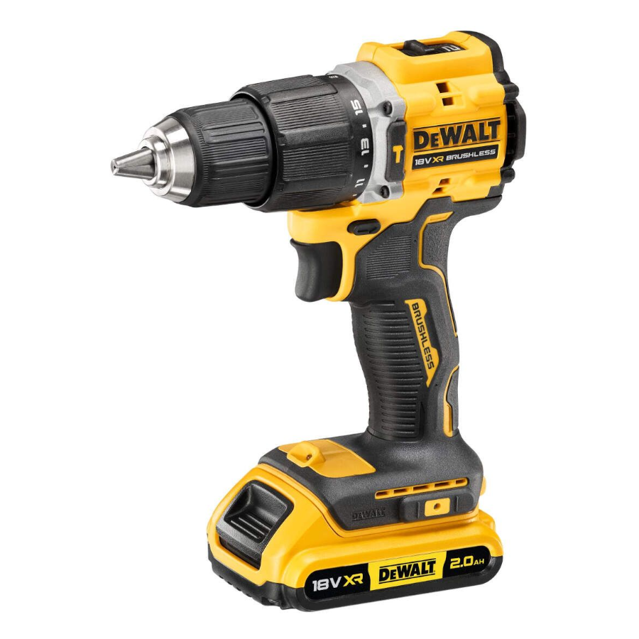 DEWALT AKU UDARNA BUŠILICA 18V 2*2,0Ah DCD100YD2