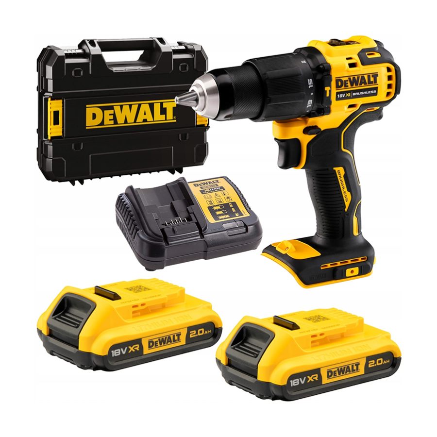 DEWALT AKU UDARNA BUŠILICA18V 2x2.0Ah DCD709D2T Ecomex
