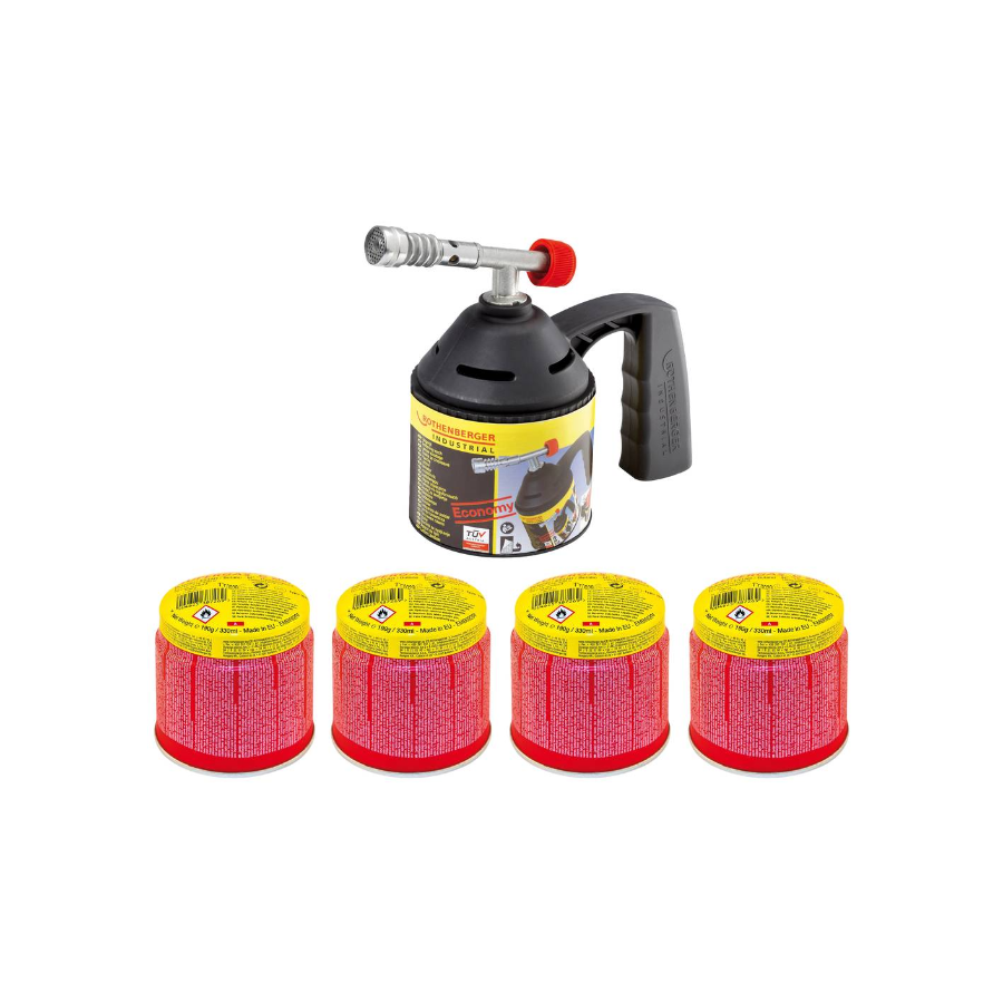 ROTHENBERGER ROFLAME SET BRENER sa 4 C200 kartuše Ecomex