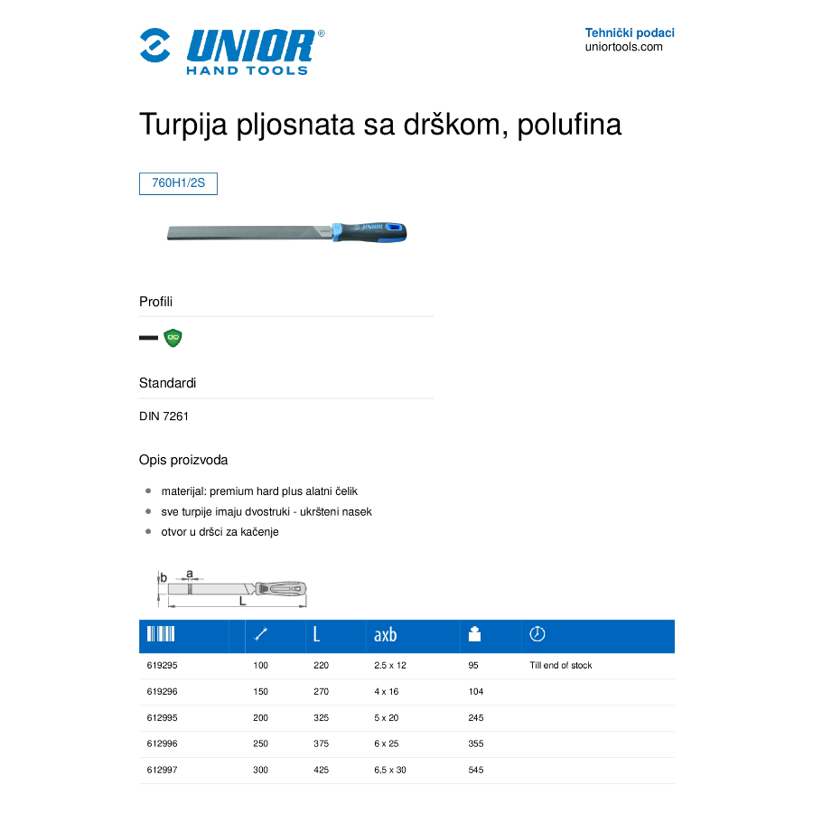 TURPIJA RAV. PF 300 U760 1/2S Ecomex